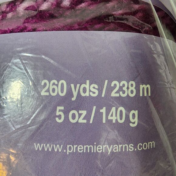 Candy Shop Yarn Very Berry Pink 6 Skeins 1560yds Total 1057-24 - Picture 6 of 7